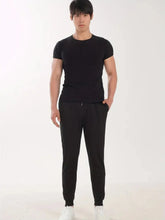 Load image into Gallery viewer, Men's 2-Pack Printed Casual Joggers, 100% Polyester, Soft Breathable Lightweight Fabric, Loose Fit Stylish Sports Trousers
