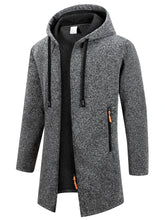 Load image into Gallery viewer, Oversized Streetwear Hooded Zip Jacket
