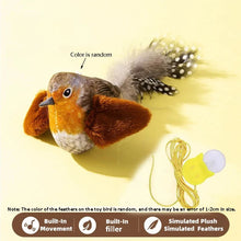 Load image into Gallery viewer, The pet cat toy emulates the sound bird to amuse the cat elastic rope to relieve boredom and resist scratching and biting
