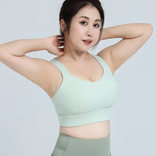 Load image into Gallery viewer, S-5XL High Impact Sports Bras for Women Push Up Sports Bra Racerback Sports Workout Bra Running Plus Size Bra
