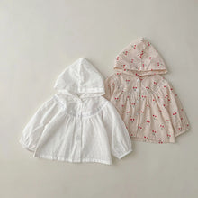 Load image into Gallery viewer, Cherry Print Baby Sun Jacket
