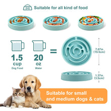 Load image into Gallery viewer, Pet Slow Food Bowl - Non slip and Durable - Suitable for pets of all sizes
