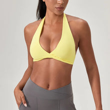 Load image into Gallery viewer, YOGA Naked Feeling Strappy Padded Sports Bras for Women - Fitness Workout Top Criss Cross Back Yoga sports Bras No steel ring
