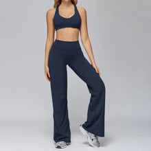 Load image into Gallery viewer, Yoga Set 2PCS Women Sportswear Workout Clothes Seamless Athletic Wear Gym Legging Fitness Bra Crop Top Long Sleeve Sports Suits
