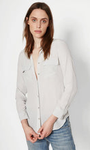 Load image into Gallery viewer, Women Real Silk Shirts Classic Double Pockets Solid Color Casual Fashion Long Sleeve Thin Shirt Blouses Tees
