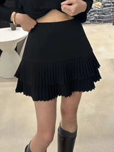 Load image into Gallery viewer, Vintage High Waist Pleated Mini
