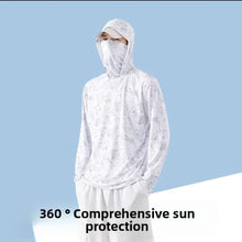 Load image into Gallery viewer, Hooded Design Fishing Shirt Summer Mask Lightweight Material Hooded Fishing Clothes Performance Fabric Outdoor Hoodie
