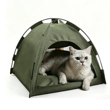 Load image into Gallery viewer, Pet Tent Bed Cats House Supplies Products Accessories Warm Cushions Furniture Sofa Basket Beds Winter Clamshell Kitten Tents Cat

