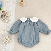 Load image into Gallery viewer, Floral Ruffle Baby Girl Romper
