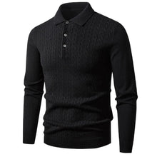 Load image into Gallery viewer, Ribbed Polo Knit Pullover
