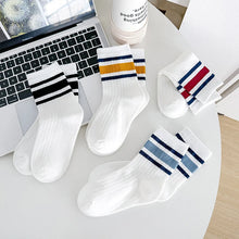 Load image into Gallery viewer, Preppy Stripe Kids Sock Set
