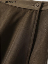 Load image into Gallery viewer, Chic Wrap A-Line Knee Skirt
