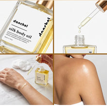 Load image into Gallery viewer, Silk Body Oil Face Body Versatile Care Fast Absorbing Deep Hydration Silky Smooth Brighten Even Tone Firm Skin Silk Body Oil

