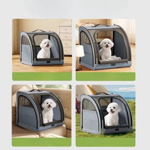 Load image into Gallery viewer, Pet Car Portable Dog Kennel Foldable Scratch Resistant Breathable Cat Bag for Outdoor Use Pet Cat Backpack Carrier
