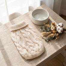 Load image into Gallery viewer, Twist Knit Warm Dog Sweater
