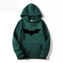 Load image into Gallery viewer, Men's hoodie and bat logo: Fashionable and comfortable hooded sweatshirt, a fan of heroes
