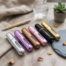 Load image into Gallery viewer, 1/5Pcs Travel Perfume Bottle Refillable Portable Mini Atomizer Spray Refill Bottle Women Pocket Dispenser Cologne Sprayer 5ml
