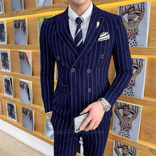 Load image into Gallery viewer, Modern Double Breasted Business Suit
