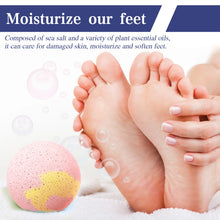 Load image into Gallery viewer, Bubble Bath Ball Flowers Scent Body Bathing Cleaning Relaxing Natural Herbal Essential Oil Anti Dry Cracking Foot Spa
