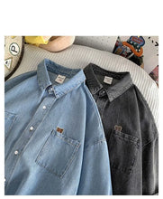 Load image into Gallery viewer, 2025 Shirts Men Clothing Fashion Short Sleeve Summer Korean Style Loose All-match Cargo Handsome Homme Solid Tops Harajuku
