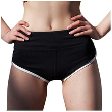 Load image into Gallery viewer, Yoga Shorts Women Sportswear Elastic Workout Pants Color Blocking Breathable Trousers Flat Belly Sheathing Leggings Leggins Muje
