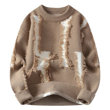 Load image into Gallery viewer, 2026 Winter Fashion worn‑out design Sweater Men Casual Knit Pullovers Mens Thick Warm Loose Knitted Sweaters Streetwear Man
