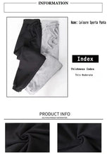 Load image into Gallery viewer, Men'S Casual Joggers with Elastic Drawstring Waist &amp; Cuffed Ankles - 100% Polyester Knit, Loose Fit Print Athletic Pants for Gym
