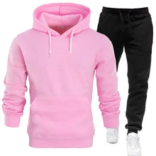 Load image into Gallery viewer, Basic Men/Women 2Pcs/Sets Sweatshirt Hoodies Pants 2024 Male Gyms Fitness Tops Joggers Sportswear Tracksuits

