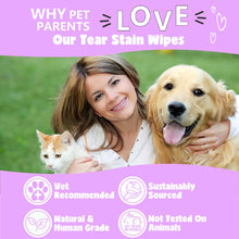 Load image into Gallery viewer, 1-Pack Gentle Pet Eye Wipes - Plant Extracts No Irritation Tear Stain Remover for Cats Dogs Portable Eye Care Essentials

