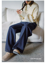 Load image into Gallery viewer, High Waist Vintage Straight Jeans
