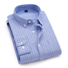 Load image into Gallery viewer, Vertical Striped Oxford Cotton Shirt

