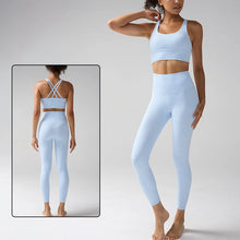 Load image into Gallery viewer, Women's Yoga Set Workout Set 2 Piece High Waist Yoga Leggings Sports Bra Gym Suit Activewear Sports Fitness Set Sports Suit

