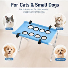 Load image into Gallery viewer, Pet Grooming Bed Portable Detachable Pet Bath Hammockstand Soft Breathable Mesh Support Rack Pet Drying For Cats And Small Dogs
