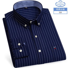 Load image into Gallery viewer, Oxford Striped Cotton Casual Shirt
