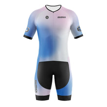 Load image into Gallery viewer, RIGHTTRACK Trisuit Men's Summer Triathlon Race Short Sleeve Skinsuit Clothing Swimming Cycling Running Custom Apparel
