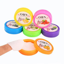 Load image into Gallery viewer, Nail Polish Remover Pads Fruit Flavor Eyelash Glue Cleaning Wipes Disposable Boxed Gel Polish Remover Cotton Pads Wipes
