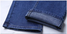 Load image into Gallery viewer, Men Fashion Straight Jeans Men 2025 New Stretch Slim Fit Pants Comfortable Soft Business Denim Trousers Male Brand Clothing
