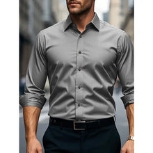 Load image into Gallery viewer, Elastic Solid Casual Business Shirt
