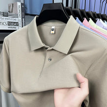 Load image into Gallery viewer, Classic Men Short Sleeve Polo Shirt 100% Mercerized Cotton Breathable Summer Golf Business Casual Athletic Tops
