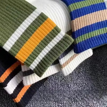 Load image into Gallery viewer, Striped Casual Men Sock Pack
