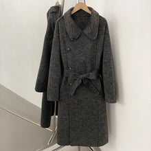 Load image into Gallery viewer, Belted Wool Blend Long Coat
