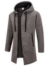 Load image into Gallery viewer, Oversized Streetwear Hooded Zip Jacket
