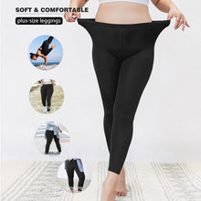 Load image into Gallery viewer, 1XL-5XL Womens Leggings High Elastic Solid Color Nine Points Trousers Up To 300 Lbs
