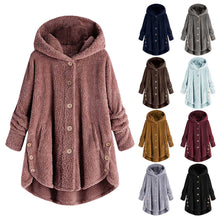 Load image into Gallery viewer, Plush Wool Blend Winter Coat
