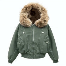 Load image into Gallery viewer, Faux Fur Hooded Parka
