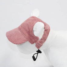 Load image into Gallery viewer, Pet Accessories Adjustable Dog Baseball Cap Breathable Soft Pet Sun Hat with Ear Holes Cat Sunscreen Hat Outdoor
