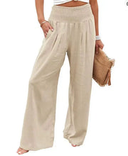 Load image into Gallery viewer, Drawstring Beach Wide Leg Pants

