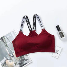 Load image into Gallery viewer, Women Sexy Sports Bra Tops For Gym Top Fitness Yoga Female Pad Sportswear Vest Tank Tops Sport Push Up Sports Bras Underwear
