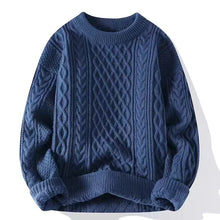 Load image into Gallery viewer, Sweater, Autumn and Winter Men's Thick Crumpled Sweater Jacket, Christmas Couple's Thread
