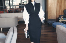 Load image into Gallery viewer, Elegant Sleeveless V-Neck Midi Dress
